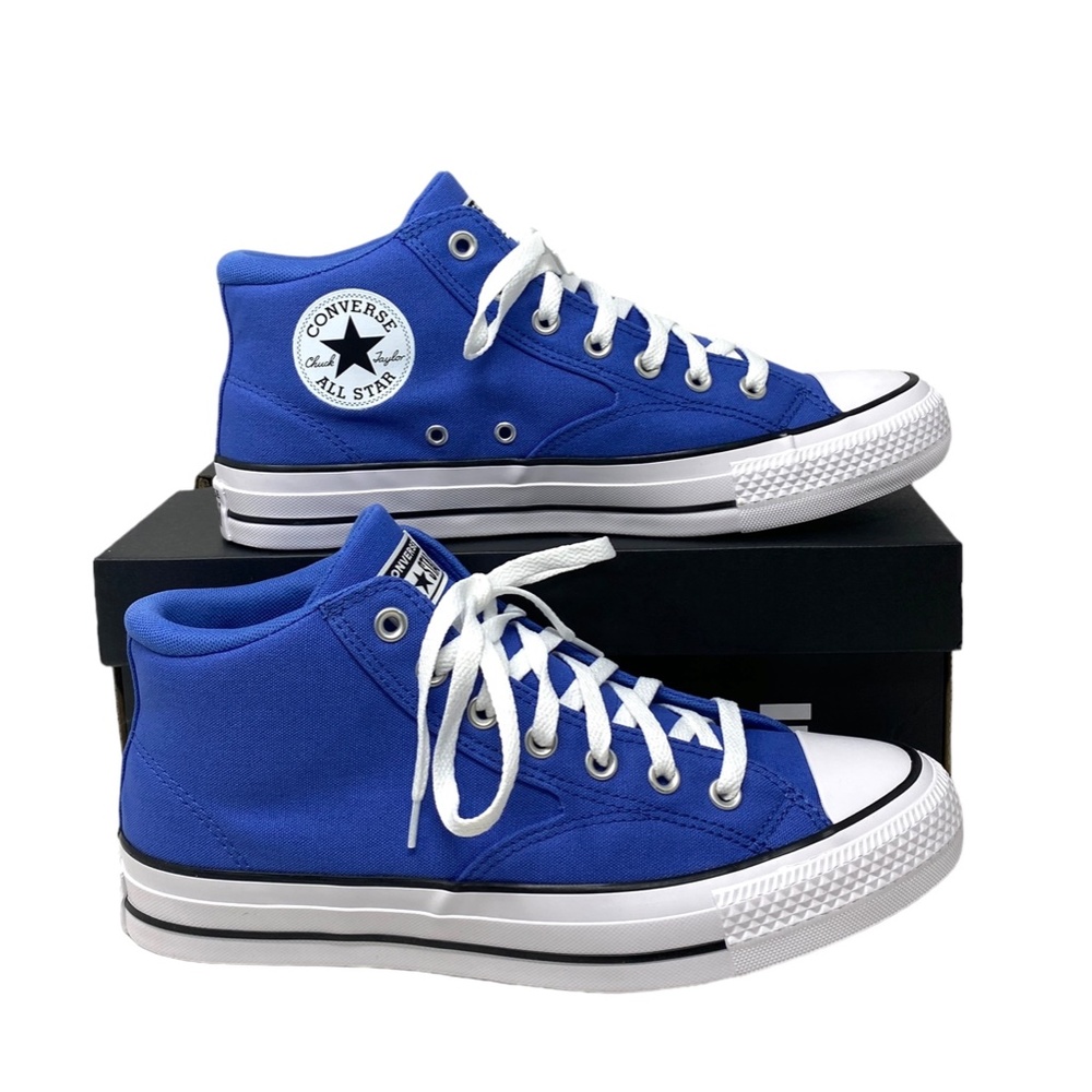 Converse Chuck Taylor Malden Street Shoes For Men Blue Skate Mid Canvas A05673F - Picture 8 of 9